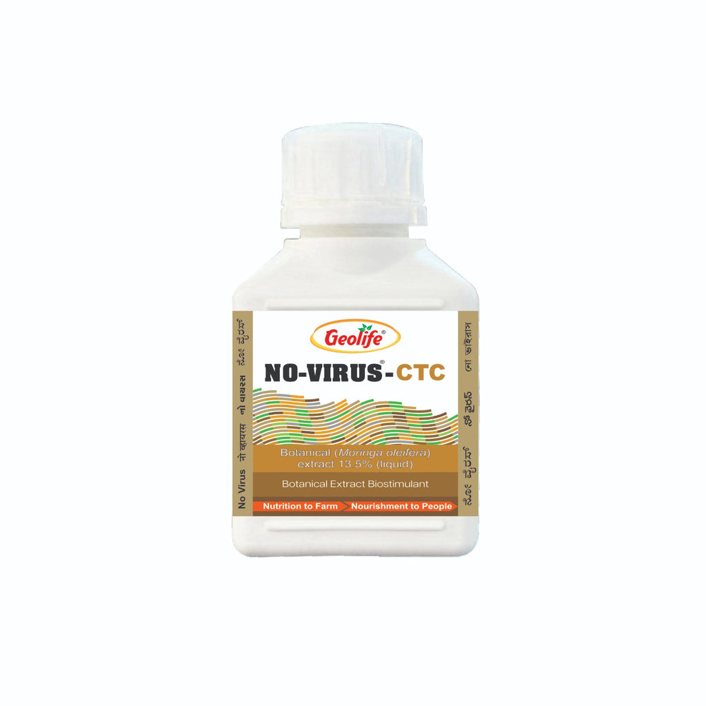 Geolife No-Virus CTC Botanical Extract Biostimulant | Moringa oleifera Extract 13.5% Liquid | Natural Plant Growth & Stress Management | Supports Healthy Crop Development | For Agricultural Use